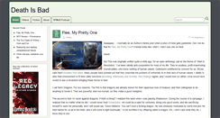 Desktop Screenshot of deathisbadblog.com